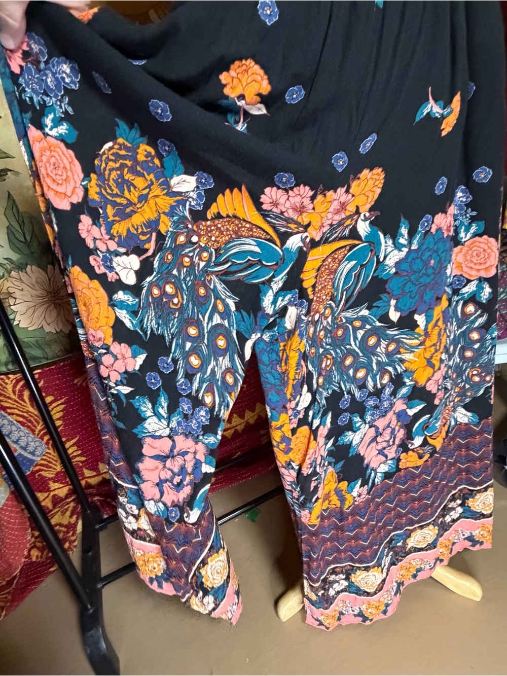 Free People Bali Birds of Paradise Halter Jumper size S - Picture 6 of 8